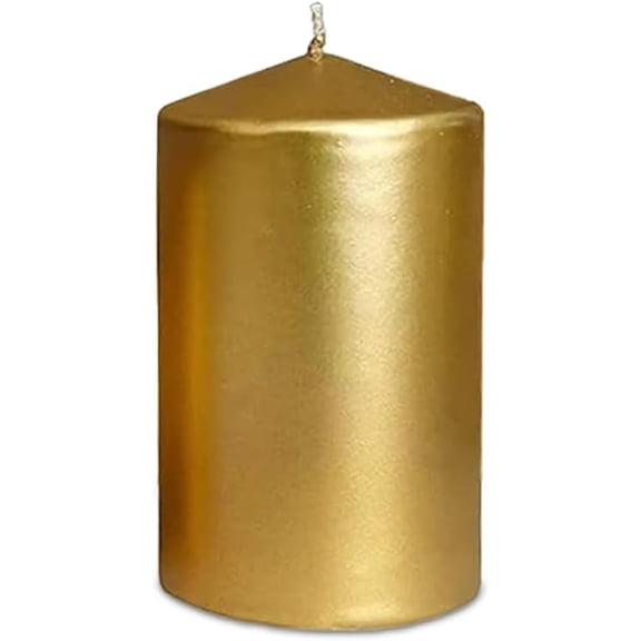 Pillar Candles,UnscentedLong Lasting Burning - Smokeless Candles  Perfect for Weddings, Parties, Christmas, and Home Décor (Single)