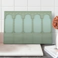 thumbnail image 1 of Pillar Cutting Board, Architecture Theme Wall Graceful Columns and Arches Digital Image Print, Decorative Tempered Glass Cutting and Serving Board, Large Size, Beige and White, by Ambesonne, 1 of 1