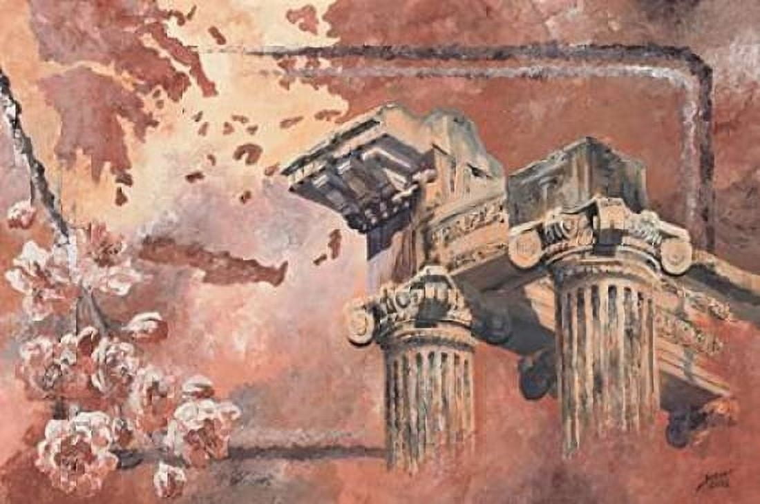 Pillars Canvas Art - David Blair (12 x 18)