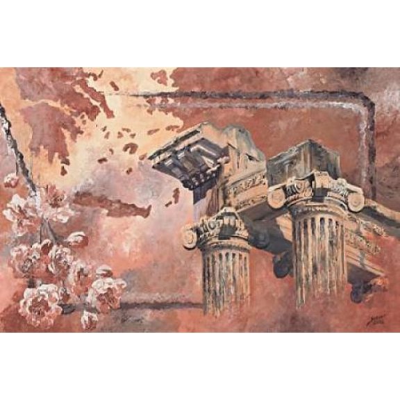 Pillars Canvas Art - David Blair (24 x 36)