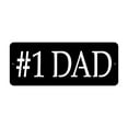 thumbnail image 1 of Pillars Customs #1 Dad Sign, Home Man Cave Wall Art for Dad (16" W x 6.5" H, Flat Black), 1 of 5