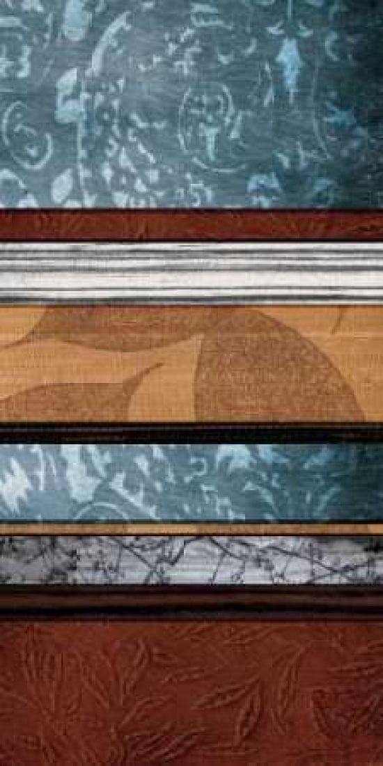 Pillars of Pattern I Canvas Art - W Blake (10 x 20)