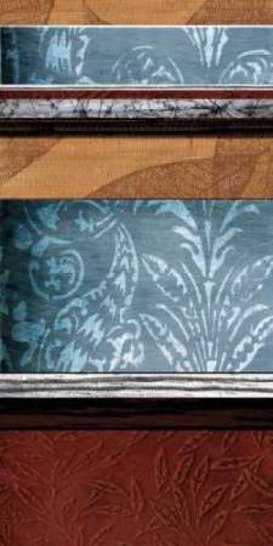 Pillars of Pattern II Canvas Art - W Blake (24 x 48)