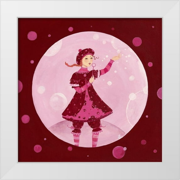 Pillault, Loetitia 12x12 White Modern Wood Framed Museum Art Print Titled - Ma petite bulle a moi