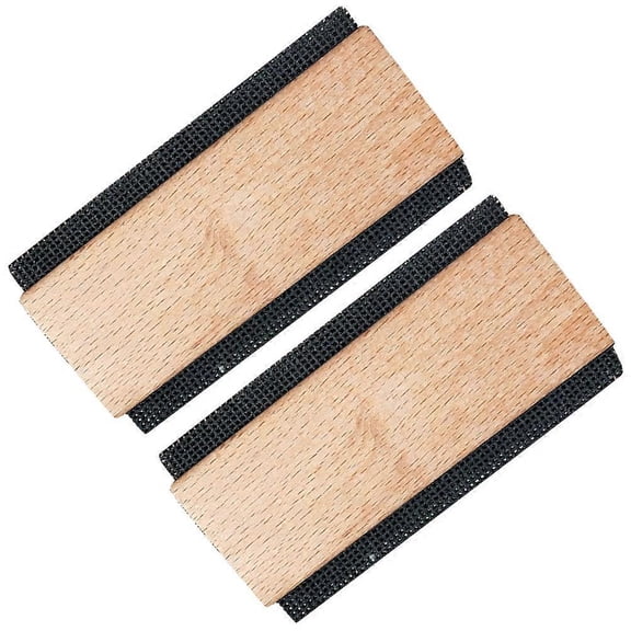 Pilling Tool For Clothes Fuzz Remover Sofa Manual Design Wood Pet Hair Removal 10x5.5cm 2Pack