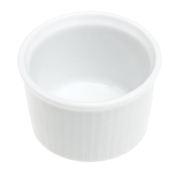 Pillivuyt Classic 1 ounce Pleated Ramekin, Set of 6, White