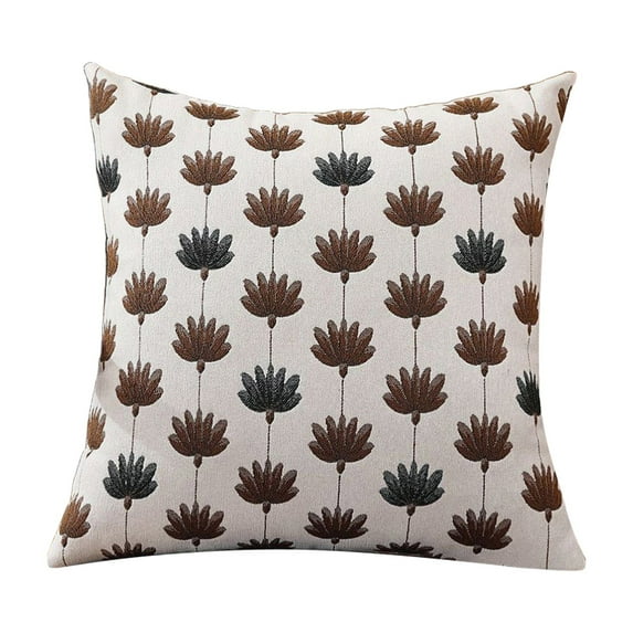 Pillow Autumn and Winter Solid Color Living Room Sofa Cushion Study Bedroom Pillowcase