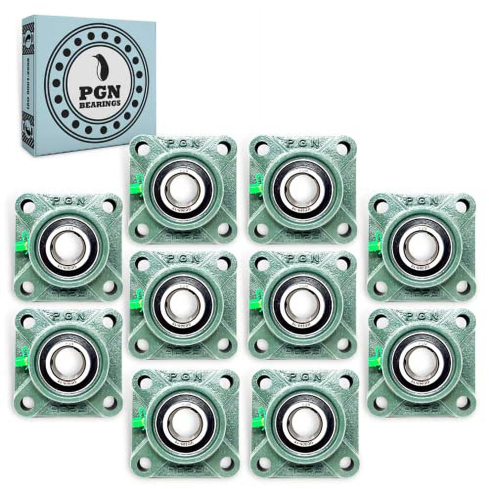 Pillow Block Bearing Pack Of 10 Square Mounted Pillow Block Bearings