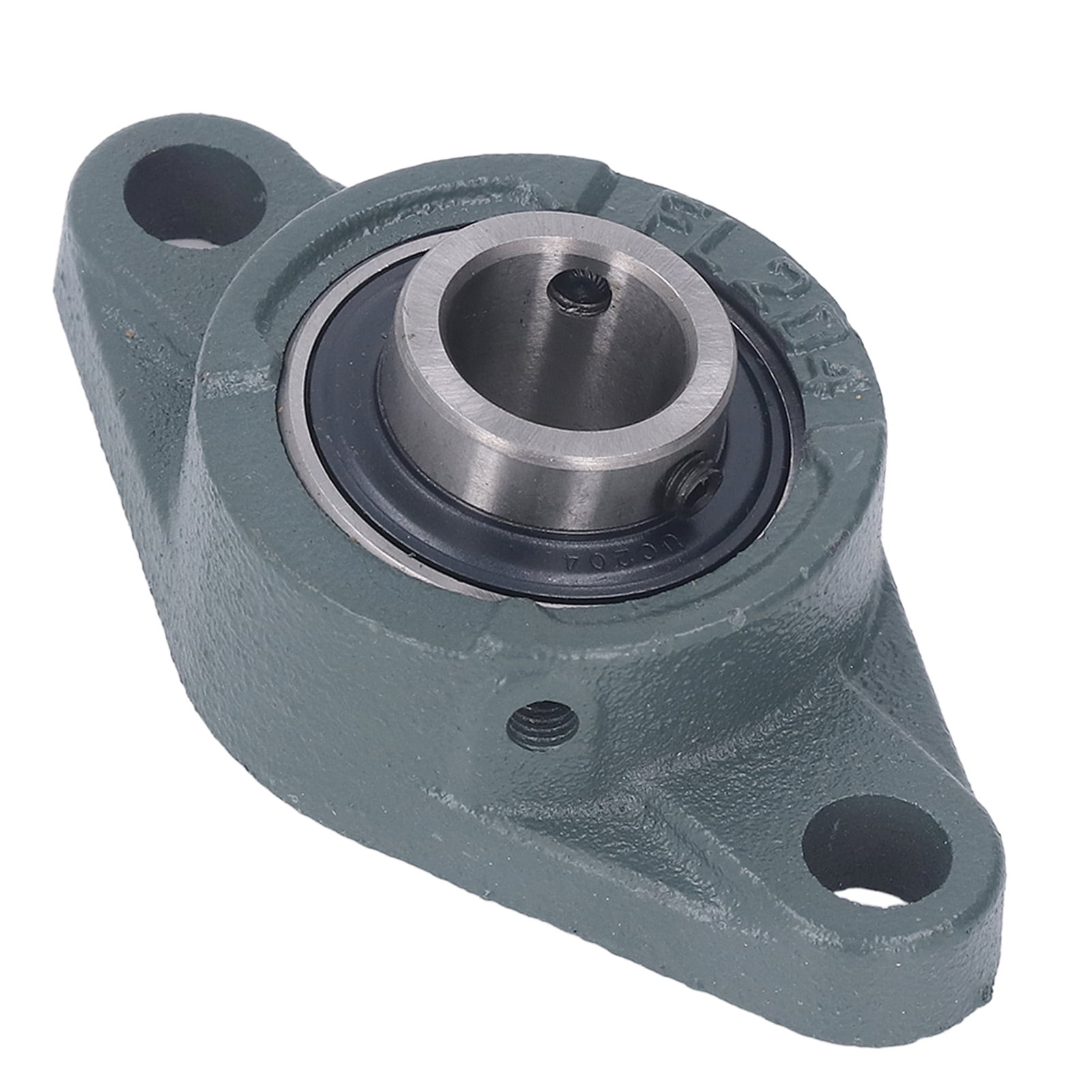 Pillow Block Flange Bearing, 20mm ID Cast Iron Steel Shell Pillow Block