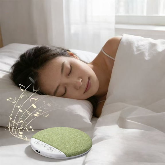 Under Pillow Bluetooth Speaker,Wireless Sleep Aid Speaker,Mini Portable Pillow Speaker,Private Stereo Sleep Audio Device,Timer Control Auto Off Sleep Speaker,Travel Bedside Audio Speaker
