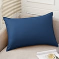 thumbnail image 1 of Pillow Case 12x20 Inch - Solid Decorative Throw Pillow Cover, DIY Throw Pillowcase, Soft Breathable Rectangle Cushion Case for Sofa & Bed, K, 1 of 9