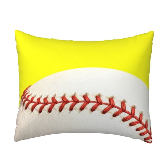 Pillow Case 20x26 Inch Decorative Softball Baseballbed Pillow Covers Pillow Protector For Sleeping