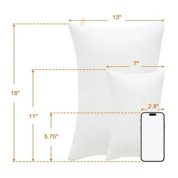 Pillow Case Clearance, 9.4X7.1X2.4 Inches Set of 2 Pillows Microfiber Mini Pillow Travel Pet Soft Machine Washable Small Pillow Neck Dark Violet One Size (Pack of 2) Pillowcase*2Pcs By Shiogb