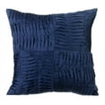 thumbnail image 1 of Pillow Case Covers, Decorative Pillow Covers 14x14 inch (35x35 cm) Blue, Silk Throw Pillow Covers, Handmade Pillow Covers, Solid Color Throw Pillow Covers - Navy Will Find You, 1 of 4