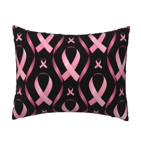 Pillow Case Home Decorative Pillowcase Standard 20 X 26 Inch Breast Cancer Print Throw Pillow Cover