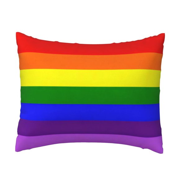 Pillow Case Home Decorative Pillowcase Standard 20 X 26 Inch Gay-Pride Flag Throw Pillow Cover