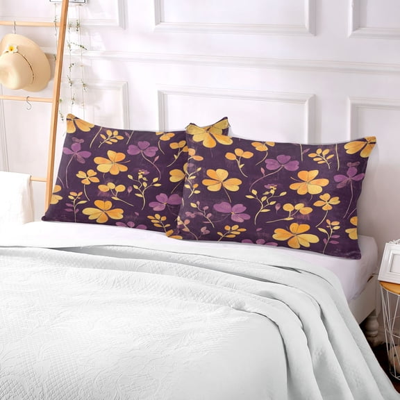 Pillow Case Plush Pillow Blooming Night Case standard size/King size/Queen size Bed Pillow Pillowcases