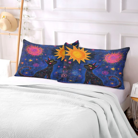 Pillow Case Plush Pillow Celestial Dreams Case standard size/King size/Queen size Bed Pillow Pillowcases
