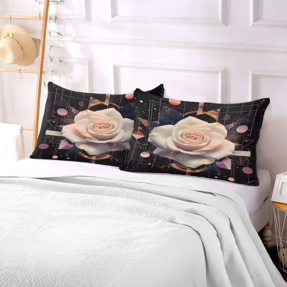 Pillow Case Plush Pillow Floral Geometry Case standard size/King size/Queen size Bed Pillow Pillowcases