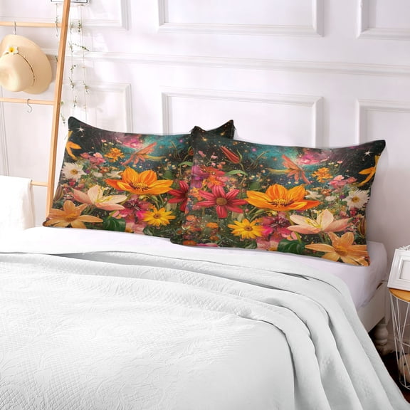Pillow Case Plush Pillow Galactic Garden Case standard size/King size/Queen size Bed Pillow Pillowcases