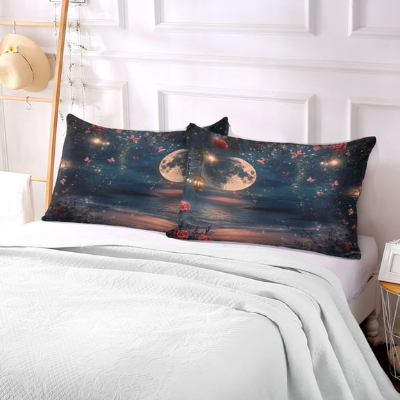 Pillow Case Plush Pillow Gardens Of Seaside Pattern Case standard size/King size/Queen size Bed Pillow Pillowcases