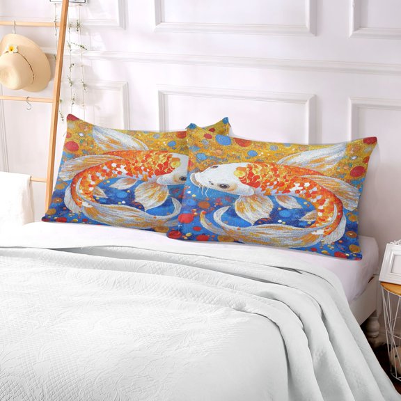 Pillow Case Plush Pillow Golden Serenity Case standard size/King size/Queen size Bed Pillow Pillowcases