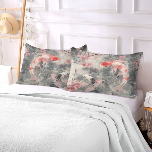 Pillow Case Plush Pillow Goldfishs Case standard size/King size/Queen size Bed Pillow Pillowcases