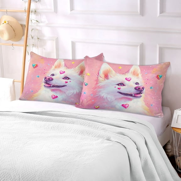Pillow Case Plush Pillow Heartfelt Whiskers Case standard size/King size/Queen size Bed Pillow Pillowcases