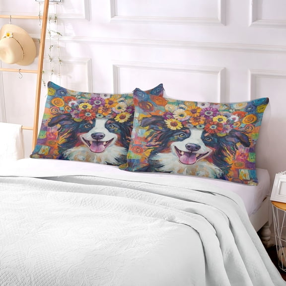 Pillow Case Plush Pillow Loving Dog Case standard size/King size/Queen size Bed Pillow Pillowcases