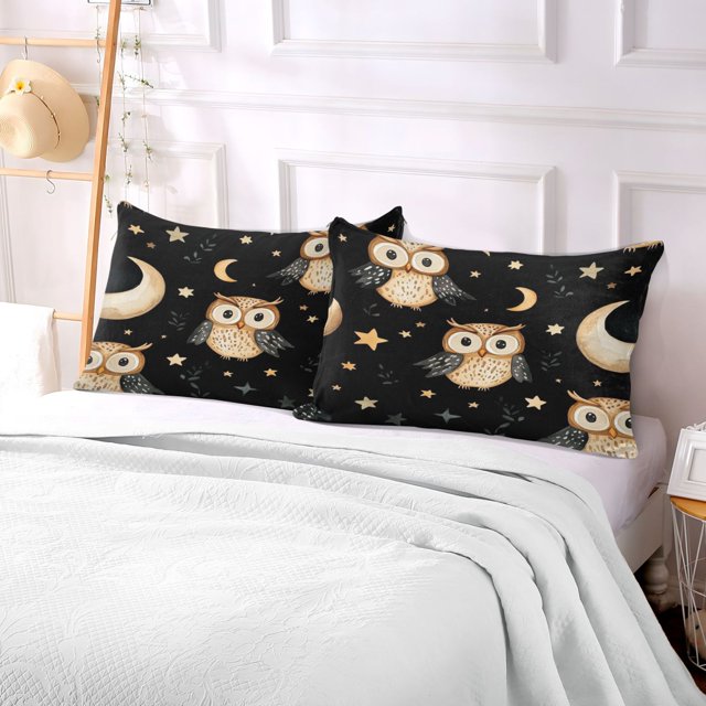Pillow Case Plush Pillow Owl Case standard size/King size/Queen size