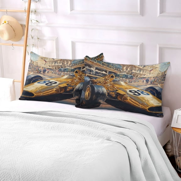 Pillow Case Plush Pillow Racing Car Case standard size/King size/Queen size Bed Pillow Pillowcases