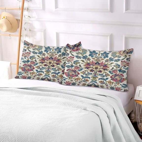 Pillow Case Plush Pillow Regal Floral Elegance Case standard size/King size/Queen size Bed Pillow Pillowcases