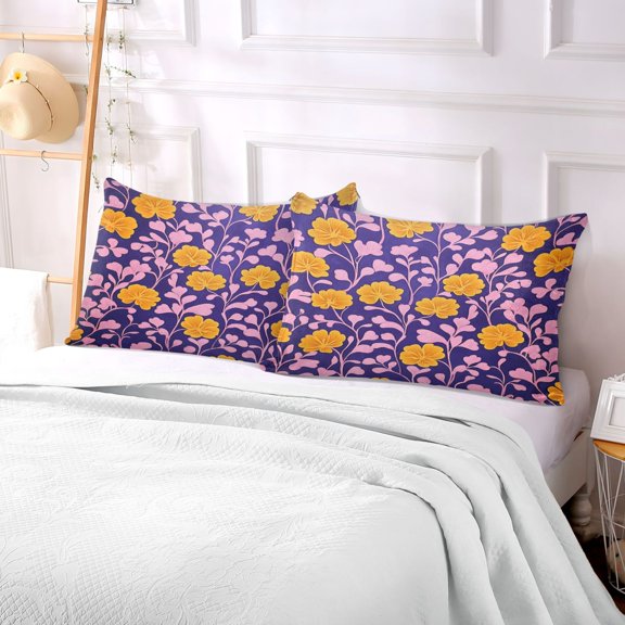 Pillow Case Plush Pillow Sunny Floral Dance Case standard size/King size/Queen size Bed Pillow Pillowcases