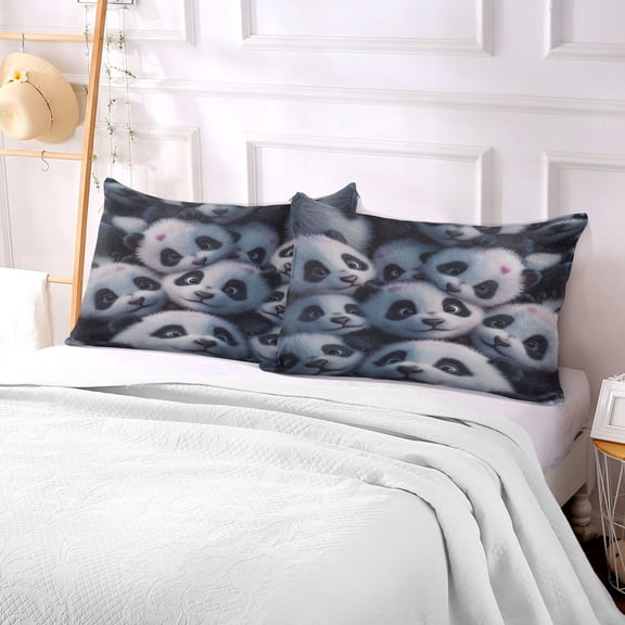 Pillow Case Plush Pillow The Panda Pile Case standard size/King size/Queen size Bed Pillow Pillowcases