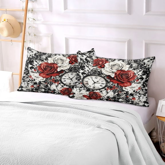 Pillow Case Plush Pillow Timeless Roses Case standard size/King size/Queen size Bed Pillow Pillowcases