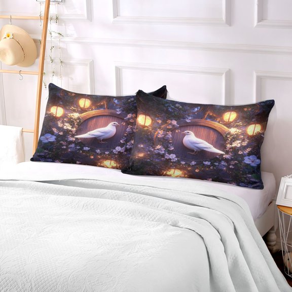 Pillow Case Plush Pillow Whispers Of Light Case standard size/King size/Queen size Bed Pillow Pillowcases