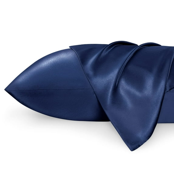 Pillow Case Queen Size 2 Pack, Similar to Silk Pillow Cases, Silky Pillowcase Covers for Hair and Skin