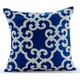 thumbnail image 1 of Pillow Case With Zipper, Royal Arabic - 12x12 Inches Decorative Throw Pillow Covers In Silk Fabric With Bead Embroidery, 1 of 4