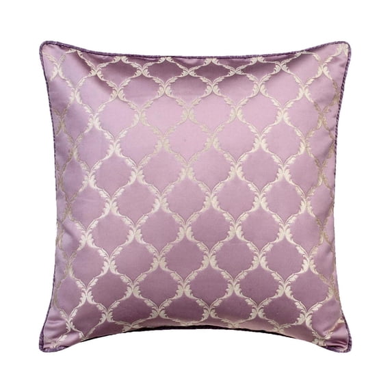 Pillow Case Zip, Cushion Cover For Couch, Decorative Pillow Covers 12x12 inch (30x30 cm) Purple, Silk Throw Pillow Covers, Handmade Pillow Covers, Modern, Abstract - Lavender Tea