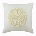 thumbnail image 1 of Pillow Case Zipper, White Pillow Cases, Modern Floral Pillow Covers, 12x12 inch (30x30 cm) Pillow Covers, Faux Suede Square Pillow Covers, Vintage Style Frills - Vintage Bloom, 1 of 5