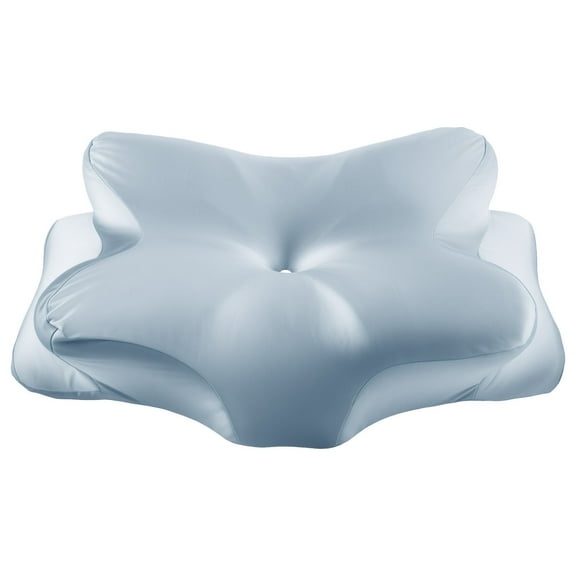 Contour Pillow Case Cover with Zipper Closure Smooth Cervical Neck Pillowcase Machine Washable Cervical Pillow Case for Sleeping Only Pillowcase