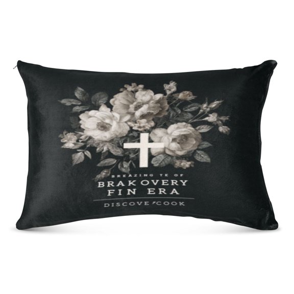 Pillow CaseBlack Mosaic Pattern Whimsy Case standard size/King size/Queen Size