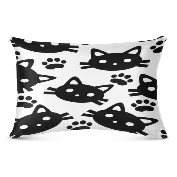 Pillow CaseCat Paw Pop Art Pattern Whimsy Case standard size/King size/Queen Size