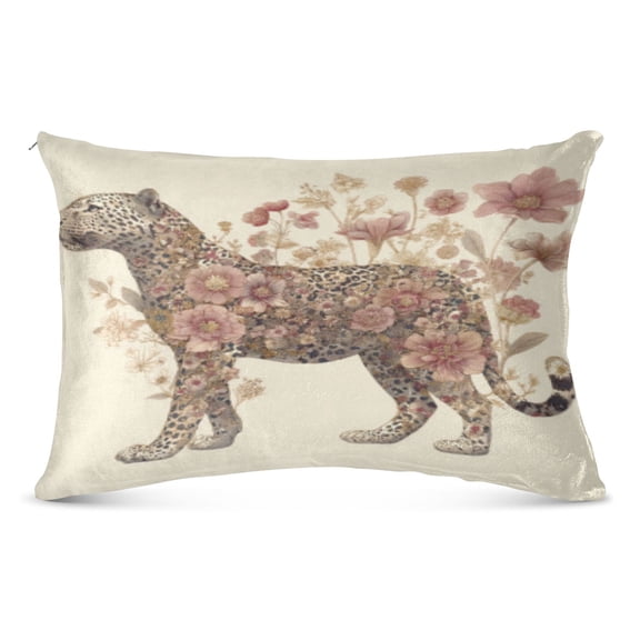 Pillow CaseInfused Leopard Grace Pattern Whimsy Case standard size/King size/Queen Size