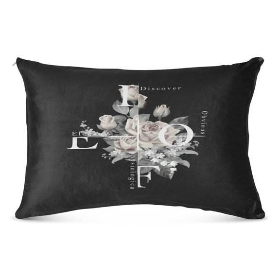 Pillow CaseLove Design Pattern Whimsy Case standard size/King size/Queen Size