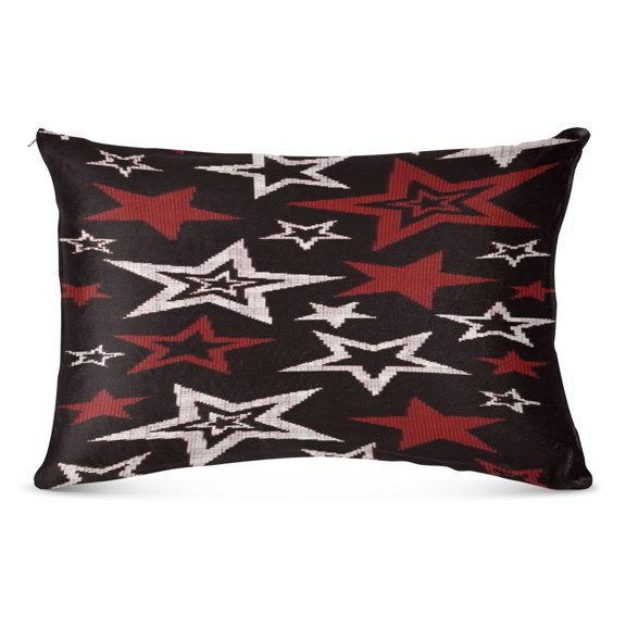 Pillow CaseScarlet Starry Mosaic Pattern Whimsy Case standard size/King size/Queen Size