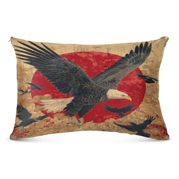 Pillow CaseSoaring Shadows Pattern Whimsy Case standard size/King size/Queen Size