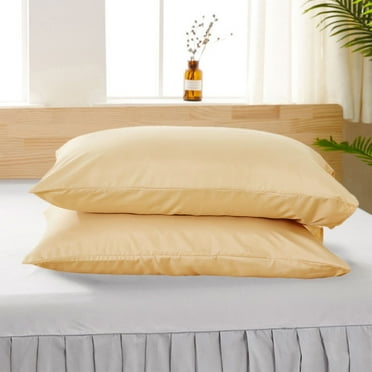 Pillow Cases - 2 Pack - Envelope Closure - Soft Brushed Microfiber Fabric - Shrinkage And Fade Resistants Pillow Covers 20 X 30 Inches