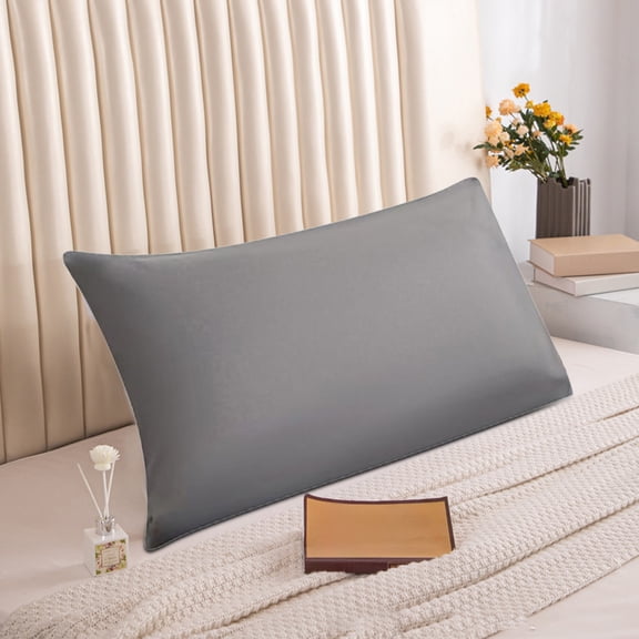 Pillow Cases,Cooling Body Pillow Cover,Body Pillow Cover Cooling,Unzipped Envelope,Pillowcase Chilling Body Pillowcase for Hot Sleepers and Night Sweats Breathable(Gray 30*20in 1pc)