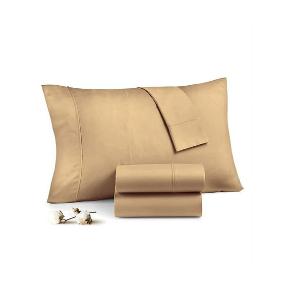 BEDDING BEGS-100% Microfiber, Envelope Closure Style, Pillow Cases Set of 2PC-Taupe Solid (20"x 28")